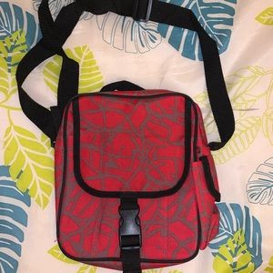 Red and Black side bag